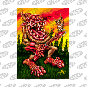 Backwoods Boogie Big Toe Art