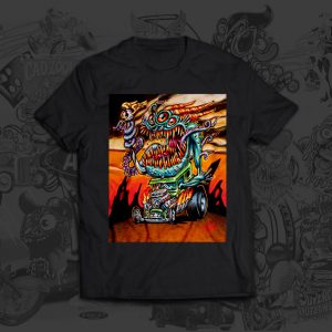 Deep One Hotrod - Big Toe Art - Tshirt