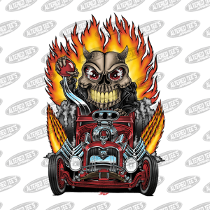 Hot Rod Skull Racer brit madding