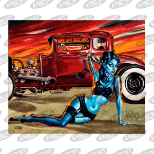 Red A Bone - Big Toe Art