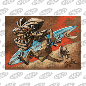 Tiki Runner - Big Toe Art