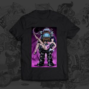 black robot n bettie - mark thompson - tshirt