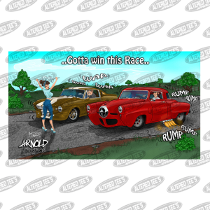 gotta win this race - mark arnold artist