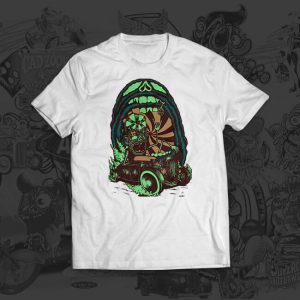 head car - nik garnet - tshirt