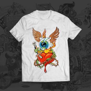 stab heart - mark thompson - tshirt