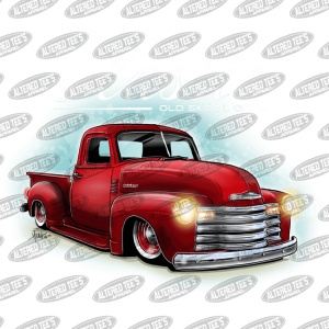 1950 Chevy Red