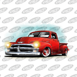 1954 Chevy Red