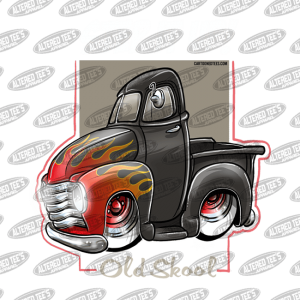 51 Chevy Truck Flames