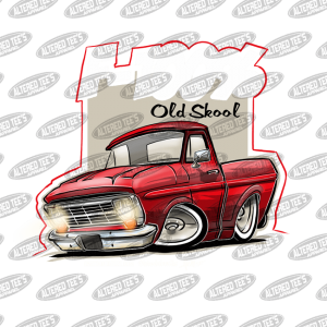 68 Ford Truck Red