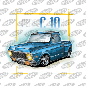 72 C10 Blue Pickup Truck