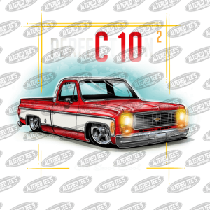 73 C10 Red Pickup Truck