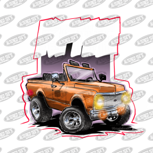 K5 Chevy Blazer Blue Orange