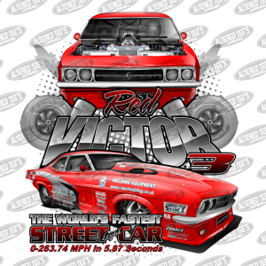 Red Victor Worlds Fastest Street Legal Car