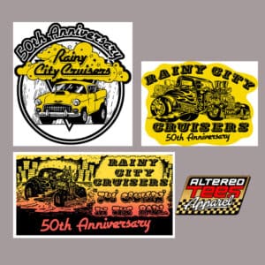 Rainy City Cruisers - Stickers